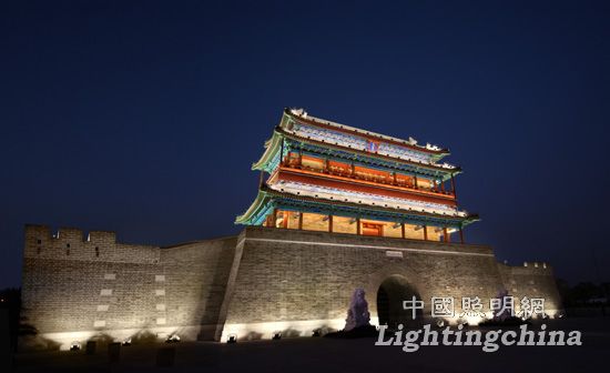 中照奖:北京永定门城楼及南广场夜景照明工程